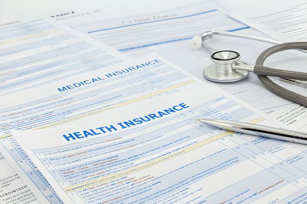 A photo indicates understanding health insurance a guide to billing and reimbursement